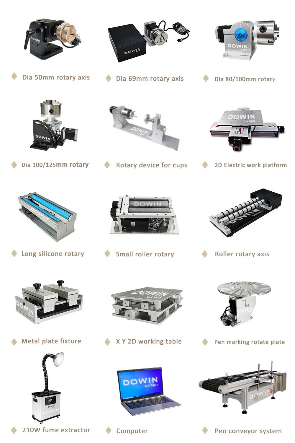 Tell us your production requirements, we offer laser marking solution !