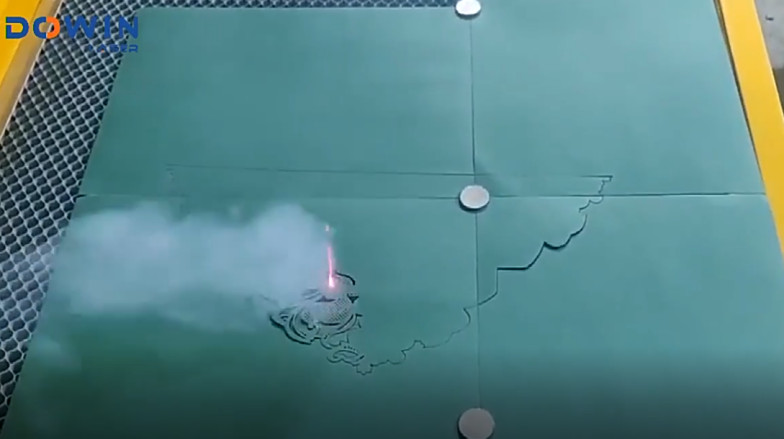 Big power glass tube CO2 laser marking fast engraving machine (4)