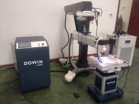 Crane arm type yag spot laser welding repairing machine